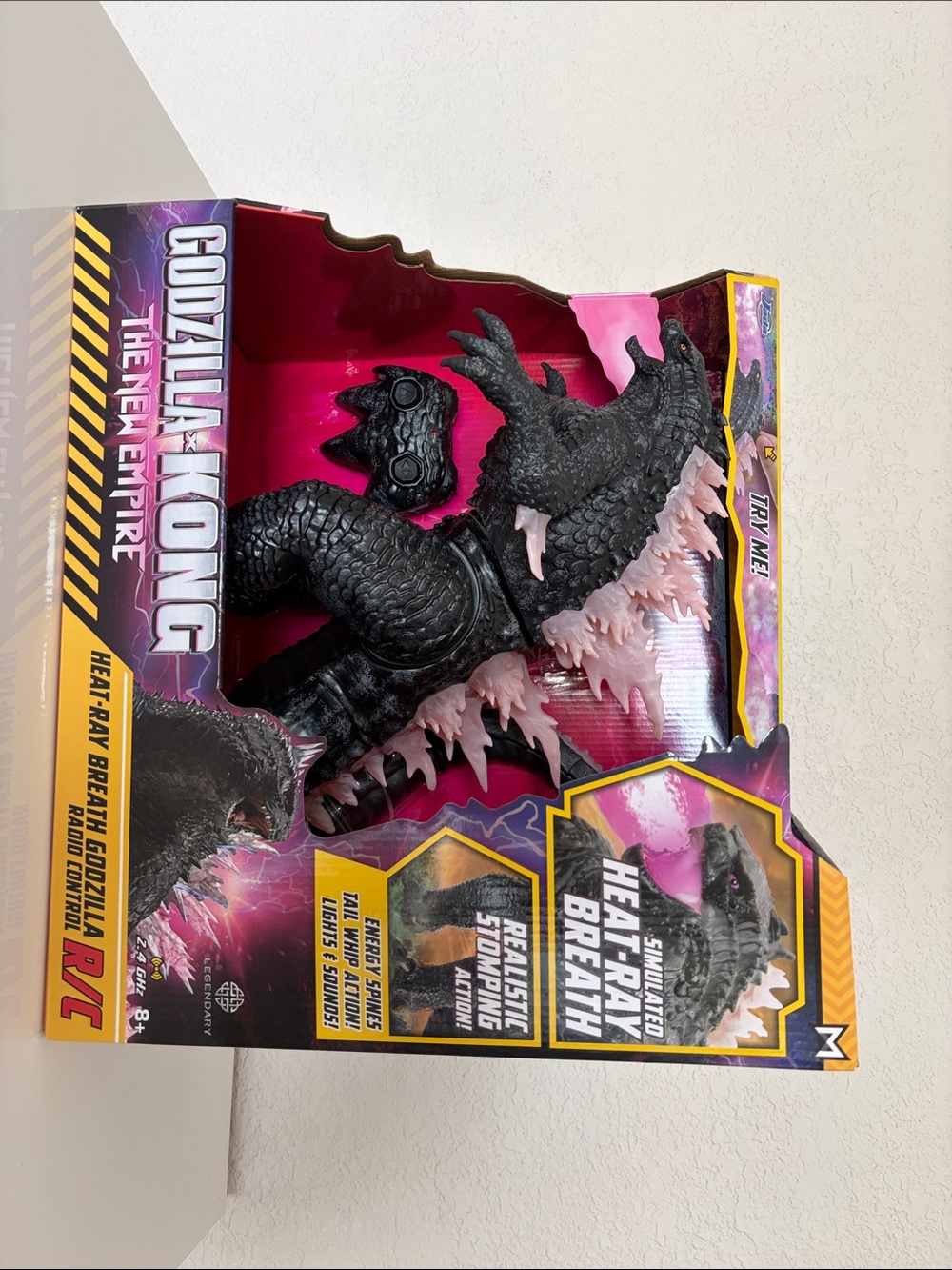 Godzilla vs. Kong Heat-Ray Breath Action Figure - Black with Pink Breath
